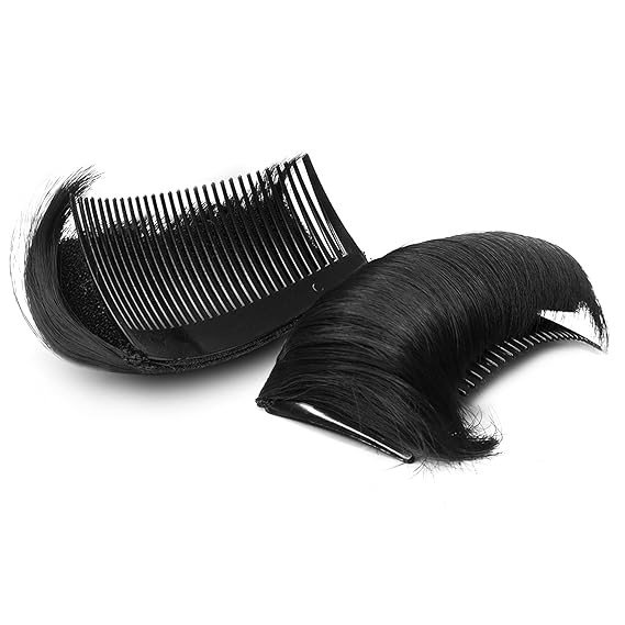 Sanas (1Pc) Hair Puff Clips For Women Hair Puff Tools For Hairstyle Clips For Hair Styling Accessories Hair Bun Accessories For Women Juda Bun Maker For Hair Juda For Wedding (1Pc Black)