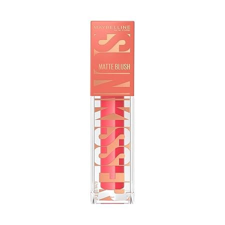 Maybelline New York Sunkisser Hazy Matte Blush, 12H Liquid Blush, Pink mirage, 30, 4.7 ml