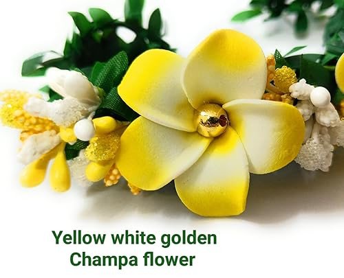 CRAnsh Creations;Crafted with Love Handmade Flower Floral bracelets with ribbon to tie for women girls for haldi mehndi baby shower wedding friendship day rakhi lumba Pack of 2 pc