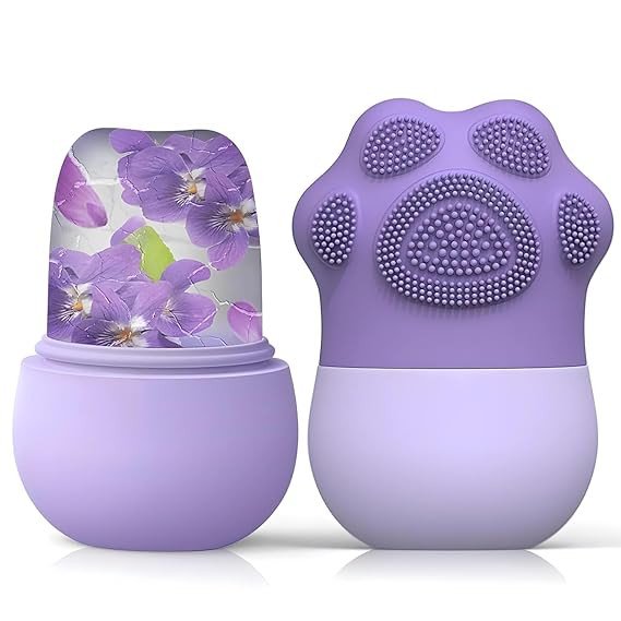 Ice Face Roller-Tighten & Tone Your Face Skin, Face Ice Cube - Brighten Skin & Enhance Your Natural Glow, Ice Facial Mold