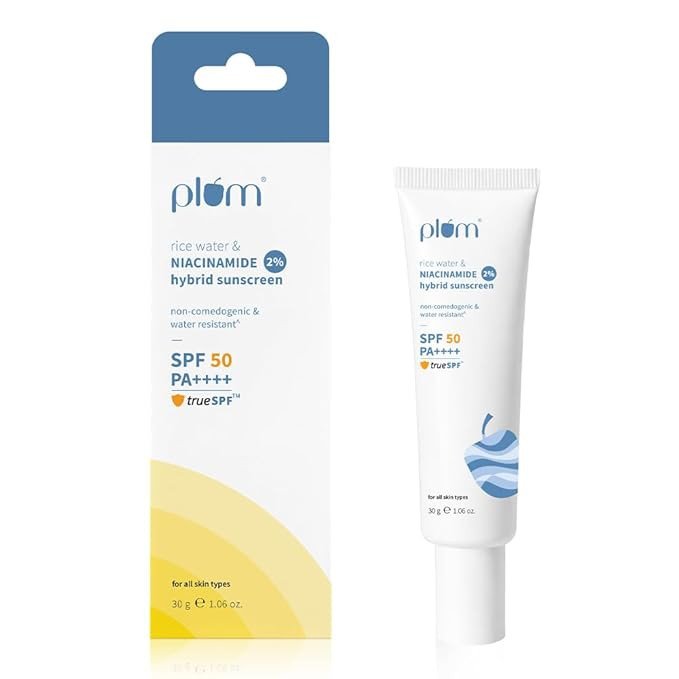 2% Niacinamide Sunscreen & Rice Water SPF 50 PA++++ Sunscreen In-vivo & in-vitro tested | non-comedogenic | 4-hr water resistant | 30g