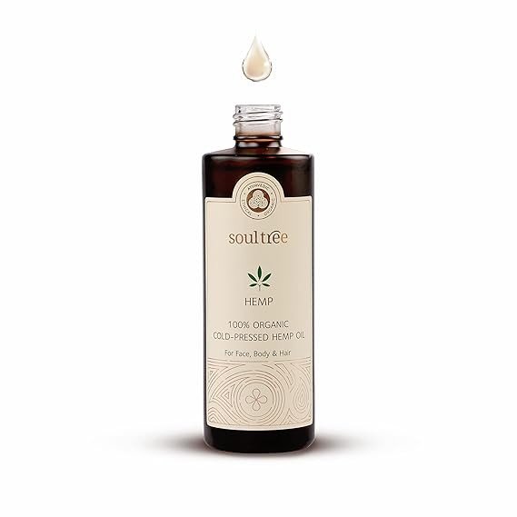 SoulTree 100% Organic Cold Pressed Hemp Oil - 100ml