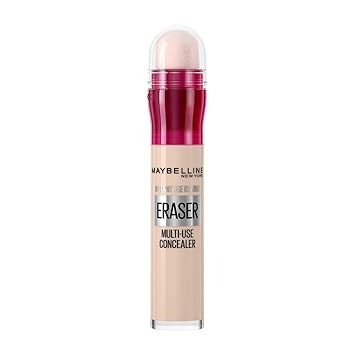Maybelline New York Instant Age Rewind Dark Circles Treatment Concealer - Medium, Packed with Goji Berry & Haloxyl, Bright & Refreshed eyes, Erase dark circles & fine lines, Long Lasting Concealer, 6g