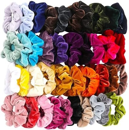 12 Pcs Hair Scrunchies Velvet Elastic Hair Bands Scrunchy Hair Ties Ropes Scrunchie for Women or Girls Hair Accessories