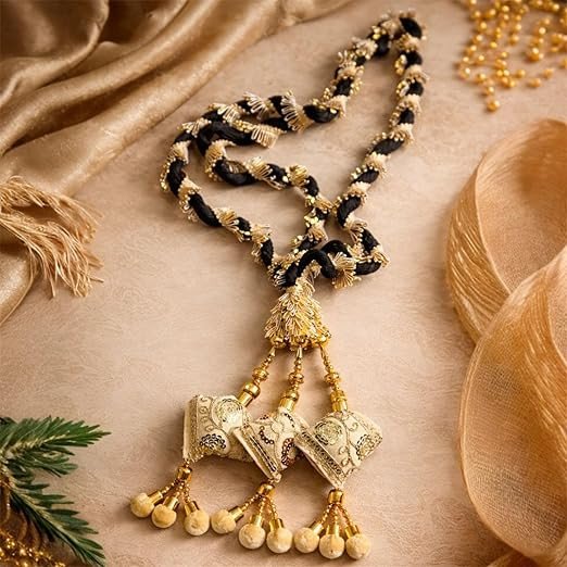 Heavy Design Paranda Parandi Braid Tassles Hair Accessory For Women & Girls Hair Extension Choti Braid Tassles (One Piece)