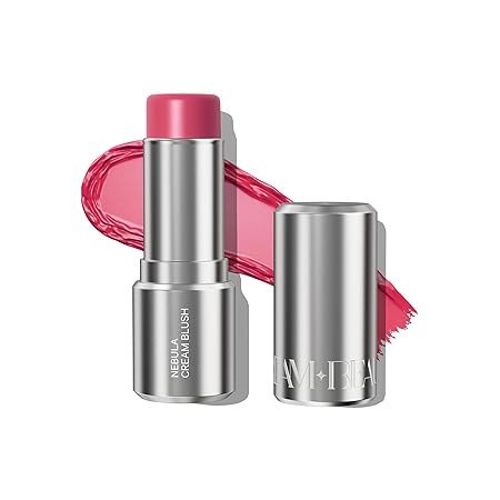 Dream Beauty Nebula Cream Blush – Pelican Petal | Dusky Pink 3-in-1 Tint for Cheeks, Lips & Eyes | Dewy Finish | Hand Blendable, Lightweight & Buildable | 7.5g