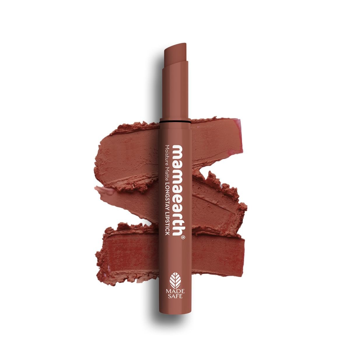 Mamaearth Moisture Matte Longstay Lipstick With Avocado Oil & Vitamin E For 12 Hour Long Stay-09 Espresso Brown - 2 G