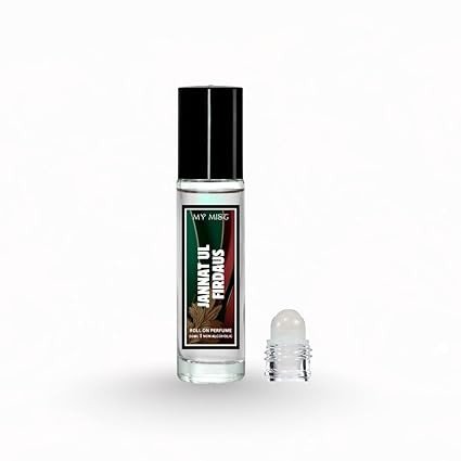 Jannat Ul Firdaus Attar | Traditional Perfume Oil | Fresh Green Earthy Fragrance | Long Lasting Non-Alcoholic Attar | 6Ml