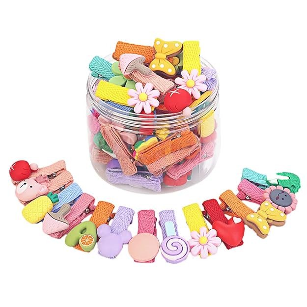 Shining Diva Fashion 26 Pcs Colorful Hair Accessories Hair Clips for Girls Kids Baby Girl Toddlers Women Hairband Hair Band Ties