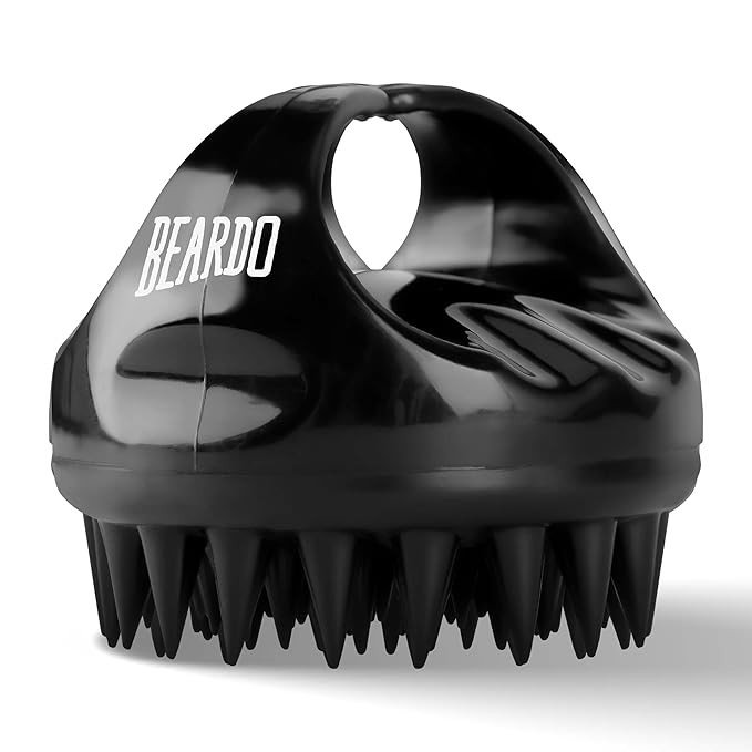 Beardo Advanced Scalp Massager for Hair with Enhanced Ergonomic Handle | Soft Silicone Bristles for Dry Massage, Oil & Shampoo | Massager Shampoo Hair Brush, Super Soft Bristles, Exfoliating