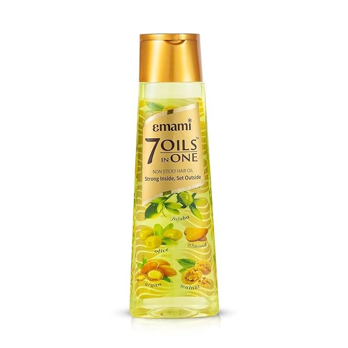 Emami 7 Oils in One Hair Oil | Makes Hair 20x Stronger and Manageable | Coconut Oil, Amla