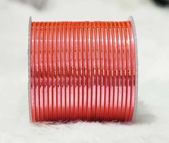 Women’s Stylish Metal Bangles with Plain Shiny, Glossy Finish (Pack of 24)