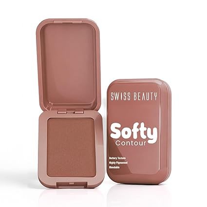 Swiss Beauty Softy Contour | Buttery Texture | Blendable | Highly Pigmented | Long-Lasting | Travel-Friendly | 7g, Shade- 1. Chocolate