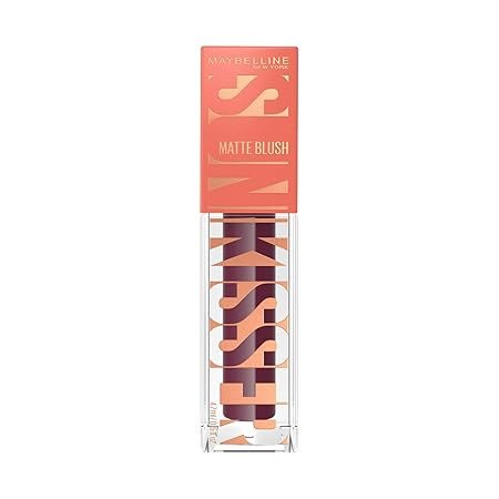 Maybelline New York Sunkisser Hazy Matte Blush, 12H Liquid Blush, Berry Brunch, 33, 4.7 ml